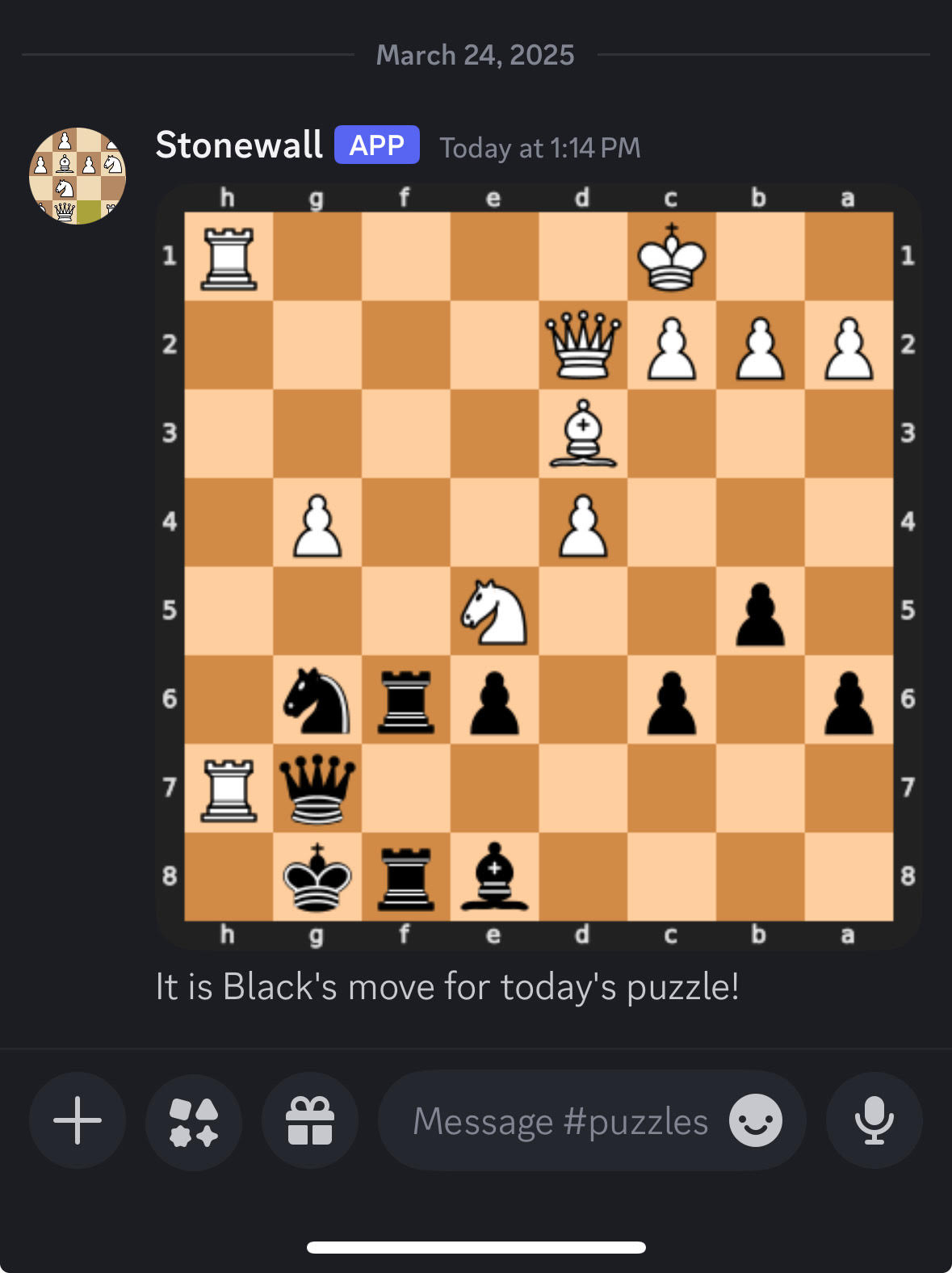 Discord Puzzle App Screenshot
